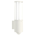 Udend�rs V�glampe Type nr. 0311 med bev�gelsesdetektor (Type nr. 0320), IP44, E27 maks. 20W (LED), rustfrit st�l, hvid