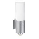 Udendørs wall luminaire TYPE NO 0378 med sensor, med bevægelsesdetektor E27 IP54, rustfrit stål dæmpbar