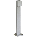 LED Pullertlampe Type nr. 2065, IP44, 70cm, 230V AC/DC, 3.2W 3000K 330lm, St�bt alu / Akrylglas satin� / klar, rustfrit st�l