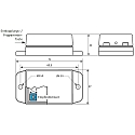 CASAMBI tilstedev�relsesdetektor CASAMBI GWLBT2N overflademonteret version, justerbar, batteridrevet, gr�