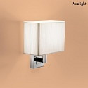 Axolight Wall luminaire AP CLAVIUS wall luminaire, E14, IP20, chrome / white