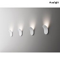 Axolight LED wall luminaire AP LIK, 16.6W, 2700K, 1480lm, IP20, white