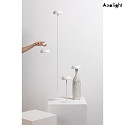 Axolight battery table lamp LT LED FLOAT with USB connection, dimmable IP55, white dimmable