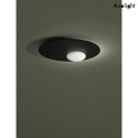 Axolight Loftlampe PL KWIC 48 IP20, sort dmpbar