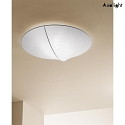 Axolight Loftlampe PL NELLY 100 E27 IP20, hvid dmpbar