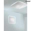 Axolight Loftlampe PL NELLY STRAIGHT 100 E27 IP20, hvid dmpbar