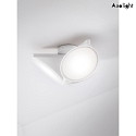 Axolight Loftlampe PL ORCHID IP20, hvid dmpbar