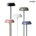 Axolight battery floor lamp PL LED FLOAT with USB connection, dimmable IP55, white dimmable