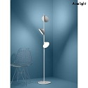 Axolight LED floor luminaire PT ORCHID, 3x 7W, 2700K, 710lm, IP20, white