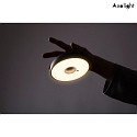 Axolight pendant luminaire SP LED FLOAT with accumulator IP55, black dimmable