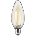 HWH Blulaxa LED Filament Kerteformet Lyskilde 4,5W E27 varmhvid, Glas (klar) CRI > 90