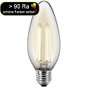 HWH Blulaxa LED Filament Kerteformet Lyskilde 4,5W E27 varmhvid, Glas (klar) CRI > 90