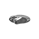 Blulaxa Bajonett Mounting frame for LED Reflector cutting out: 68 mm, round, adjustable, incl. 1x GU10 socket, chrome