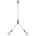 Blulaxa Y-Wireoph�ng til LED Panel 29.5x29.5cm / 62x62cm / 29.5x119.5cm