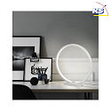 HWH Decorative LED Table lamp ring shape,  25cm, 6.5W 3000K 430lm 300, aluminum, white