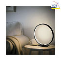 Decorative LED Table lamp ring shape,  25cm, 6.5W 3000K 340lm 300, aluminum, black