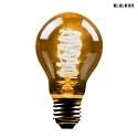 HWH LED Lamp pear shape, 5W, E27, 250lm, 1800K, glass gold VBS
