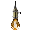 HWH LED Lyskilde p�reformet, 5W, E27, 250lm, 1800K, glas guld VBS