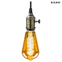 HWH LED Lamp ST64, 5W, E27, 250lm, 1800K, glass gold VBS