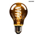 HWH LED Lamp pear shape, 5W, E27, 120lm, 1800K, glass smoky VBS