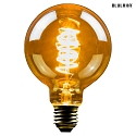 HWH LED Lamp Globe G95, 5W, E27, 250lm, 1800K, glass gold VBS