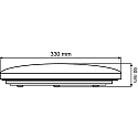 HWH LED Loftlampe AINA-L, rund, HF-sensor, 20W, 1940lm, 4000K, 330mm