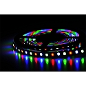 HWH LED Strip s�t, 300cm, 120 �, IP20, med 3M tape, 18W, RGB, med fjernbetjening