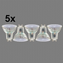 Reflektorp�re GU10 s�t med 5 GU10 4W 345lm 2700K 36� CRI > 80 