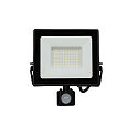 Projekt�rlys svingbar, med sensor IP44, sort 