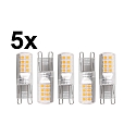 HWH pin socket lamp set of 5 G9 2,6W 320lm 3000K 300� 