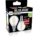 HWH filament lamp set of 2 G45 E14 4,5W 470lm 4000K 300� 