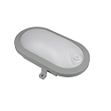 HWH Fugtt�t armatur BASIS FIX SENSOR oval IP54, gr� 