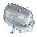 Fugtt�t armatur BASIS oval E27 IP44, hvid