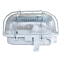 HWH Fugtt�t armatur BASIS oval E27 IP44, hvid