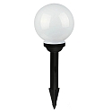 Jordspydslampe GLOBE IP44, hvid