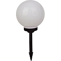 Jordspydslampe GLOBE IP44, hvid