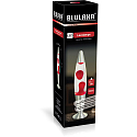 HWH LED-lavalampe IP20, klar, r�d, s�lv 