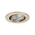 Downlight rund, svingbar GX5,3 IP20, champagne d�mpbar
