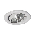 Downlight rund, svingbar GX5,3 IP20, hvid d�mpbar