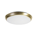Brumberg outdoor wall luminaire MAKIRA � 25CM round, CCT Switch, impact resistant, arched IP65, black dimmable