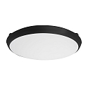 outdoor wall luminaire MAKIRA � 35CM round, CCT Switch, impact resistant, arched IP65, black dimmable