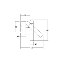 Brumberg wall luminaire IP20, black 