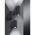 Brumberg Udendørs wall luminaire YLIP up / down, omskiftelig LED IP65, sort 