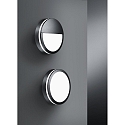 Brumberg Udend�rs wall luminaire EYE rund, slagfast, lateral str�ling IP65, sort mat 