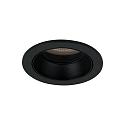 Indbygnings loftlampe ALTERO-R rund, direkte IP44, sort d�mpbar
