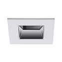 Indbygnings loftlampe ALTERO-S firkantet, direkte IP44, chrom, hvid d�mpbar