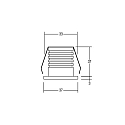 Brumberg Downlight IP65, hvid d�mpbar