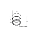 Brumberg Downlight CIRCLE justerbar IP20, hvid 