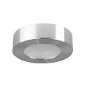Downlight med stik IP20, aluminum mat d�mpbar