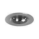 Downlight med stik IP44, chrom d�mpbar